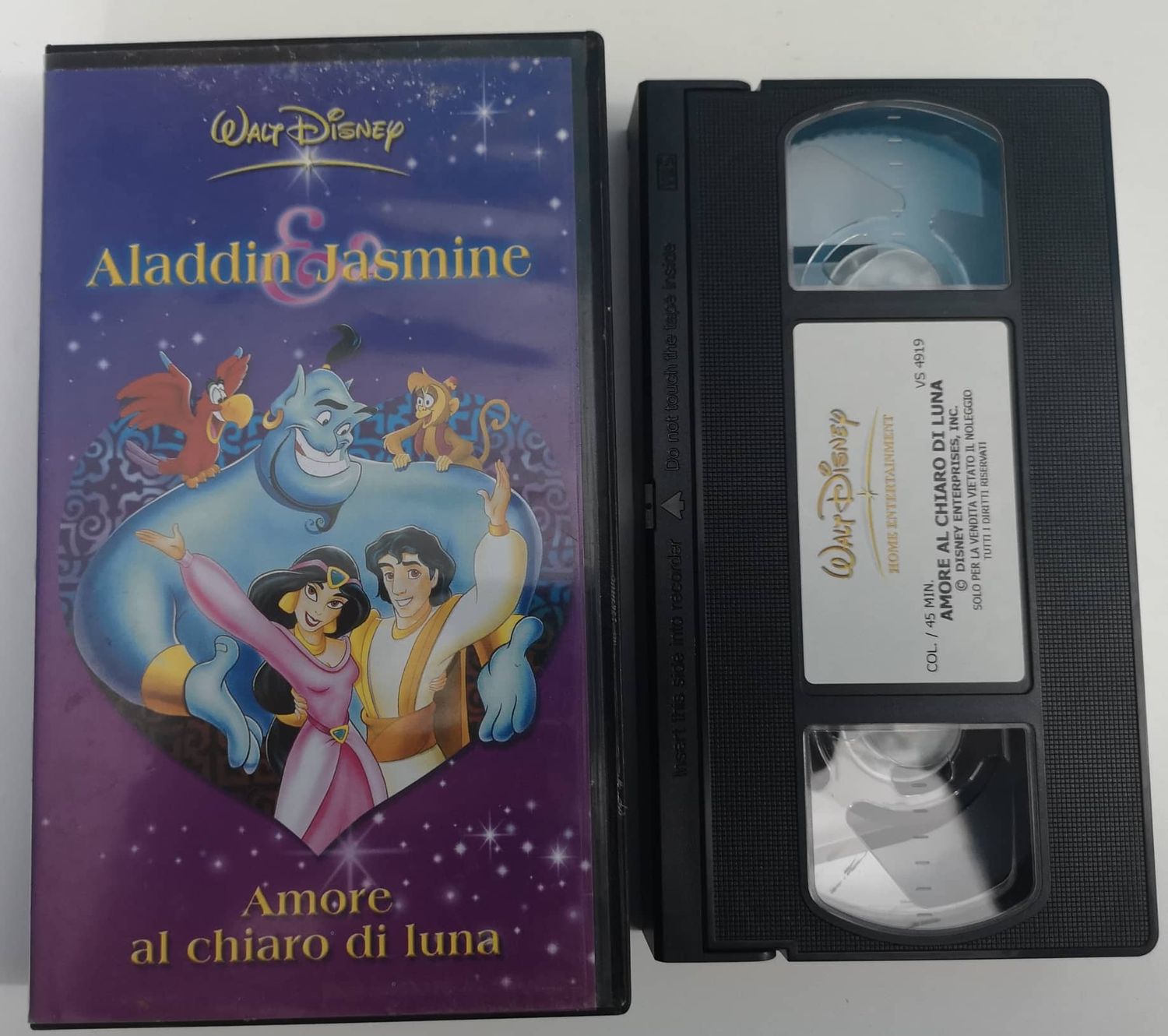 TeknoFilm - VHS – ALADDIN E JASMINE - AMORE AL CHIARO DI LUNA di A.A.V.V. (1994) - WALT DISNEY (INEDITO IN DVD)