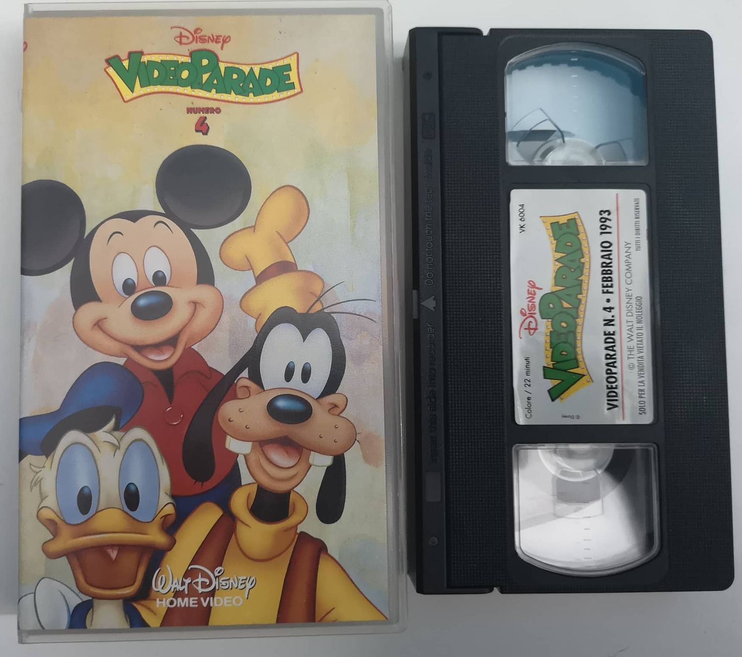 TeknoFilm - VHS – VIDEOPARADE 4 di A.A.V.V. (1993) - WALT DISNEY (INEDITO IN DVD)