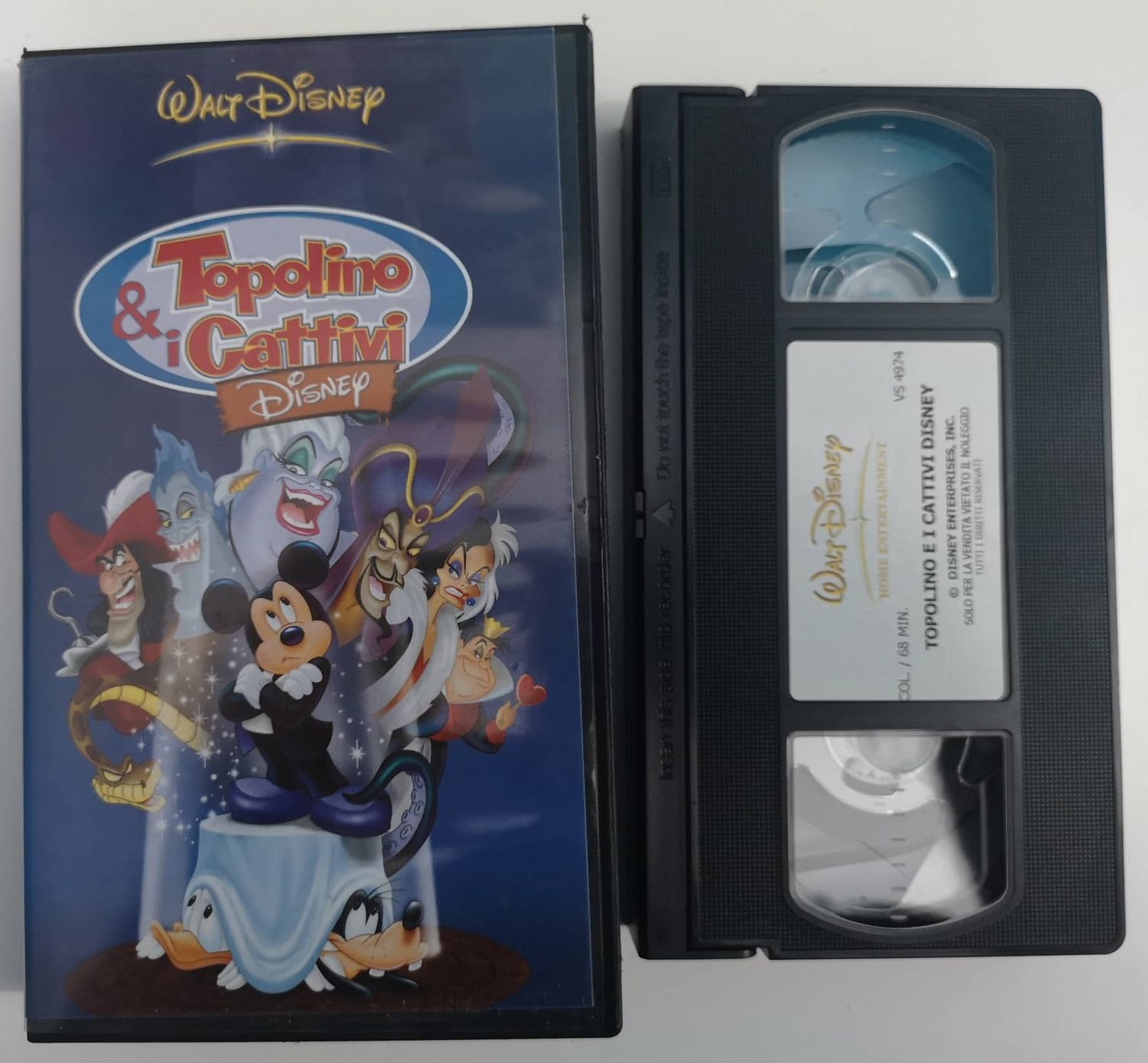 TeknoFilm - VHS – TOPOLINO E I CATTIVI DISNEY di Jamie Mitchell (2002) - WALT DISNEY TeknoFilm - VHS – TOPOLINO E I CATTIVI DISNEY di Jamie Mitchell (2002) - WALT DISNEY