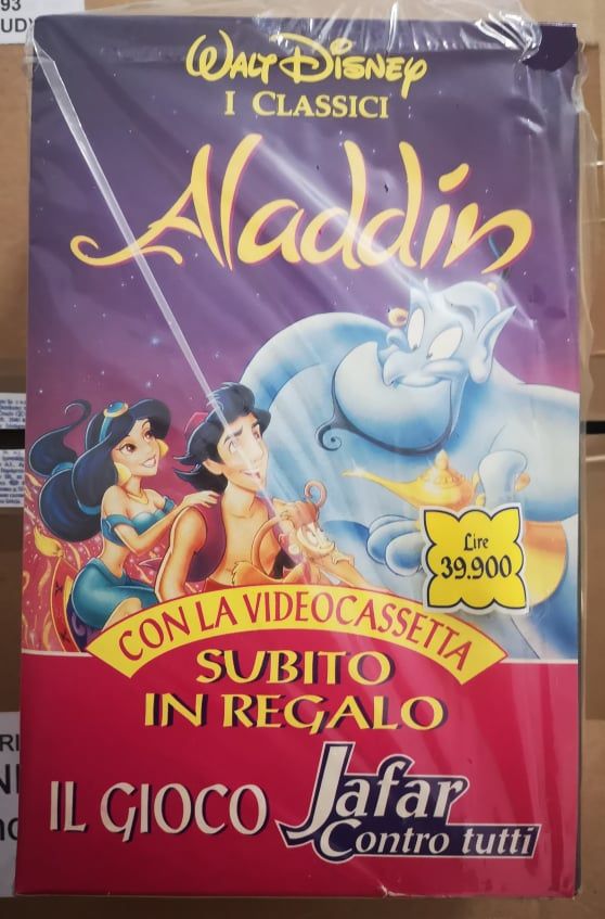 TeknoFilm - VHS e Vigeogames – ALADDIN + JAFAR CONTRO TUTTI di John Musker e Ron Clements (1992) - WALT DISNEY (INEDITO IN DVD) TeknoFilm - VHS e Vigeogames – ALADDIN + JAFAR CONTRO TUTTI di John Musker e Ron Clements (1992) - WALT DISNEY (INEDITO IN DVD)