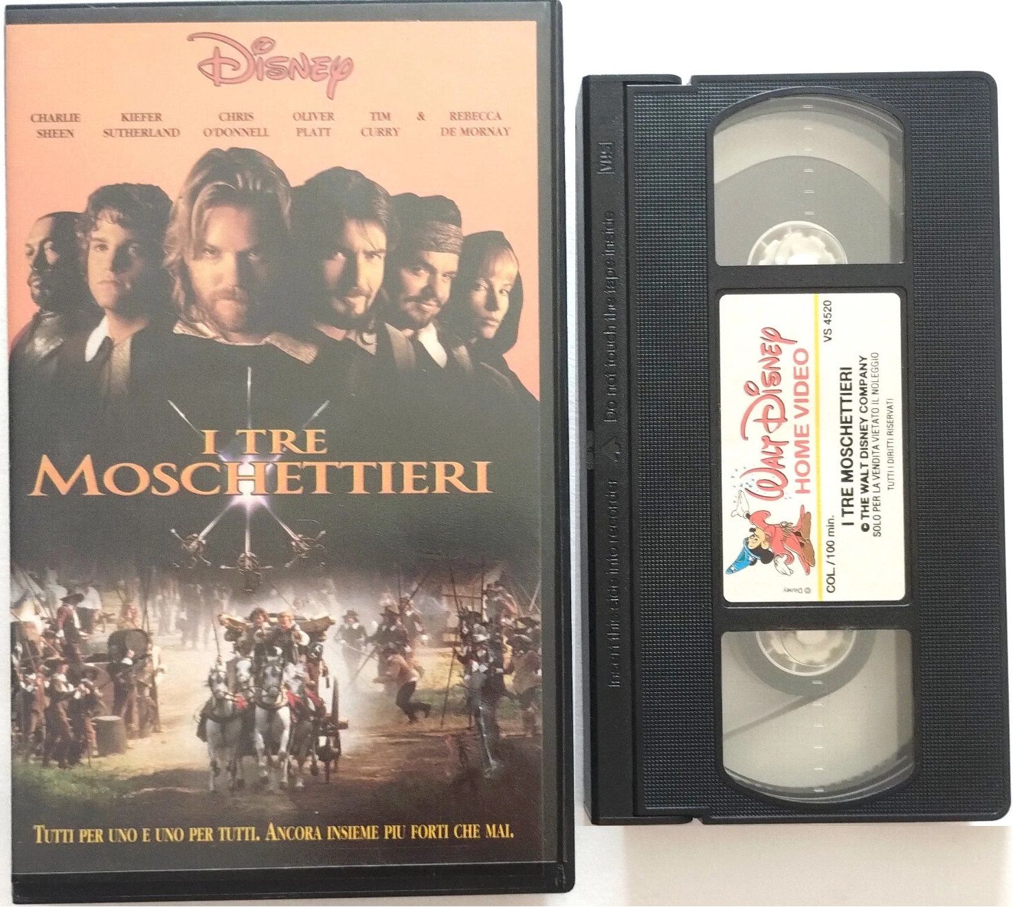 TeknoFilm - VHS – I TRE MOSCHETTIERI di Stephen Herek (1993) - WALT DISNEY TeknoFilm - VHS – I TRE MOSCHETTIERI di Stephen Herek (1993) - WALT DISNEY