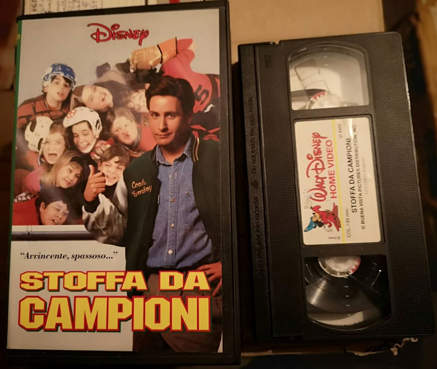TeknoFilm - VHS – STOFFA DA CAMPIONI di Stephen Herek (1993) - WALT DISNEY TeknoFilm - VHS – STOFFA DA CAMPIONI di Stephen Herek (1993) - WALT DISNEY