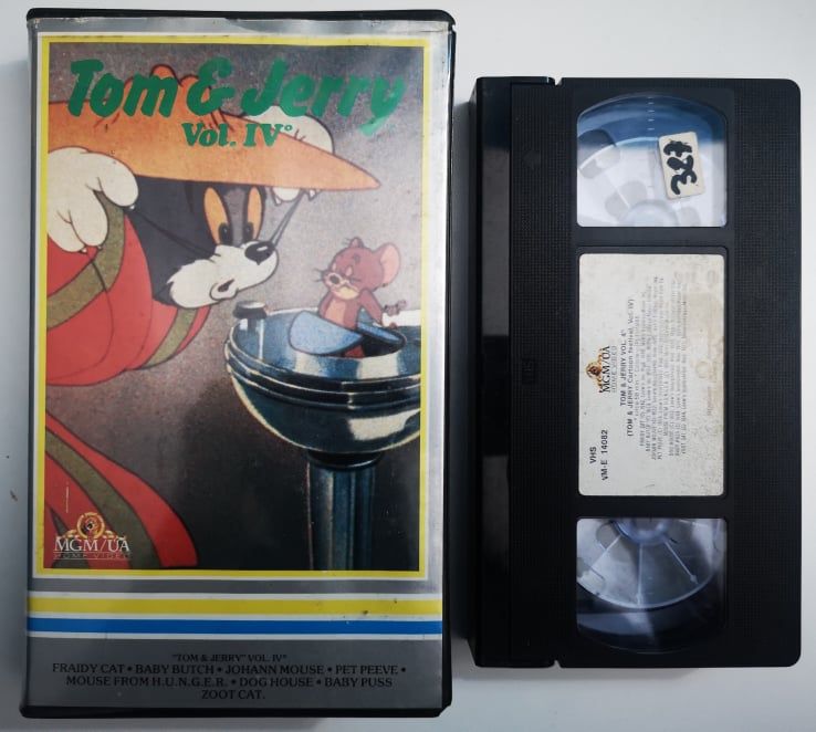 TeknoFilm - VHS  – TOM & JERRY Volume 4 (1986) - MGM (INEDITO IN DVD)