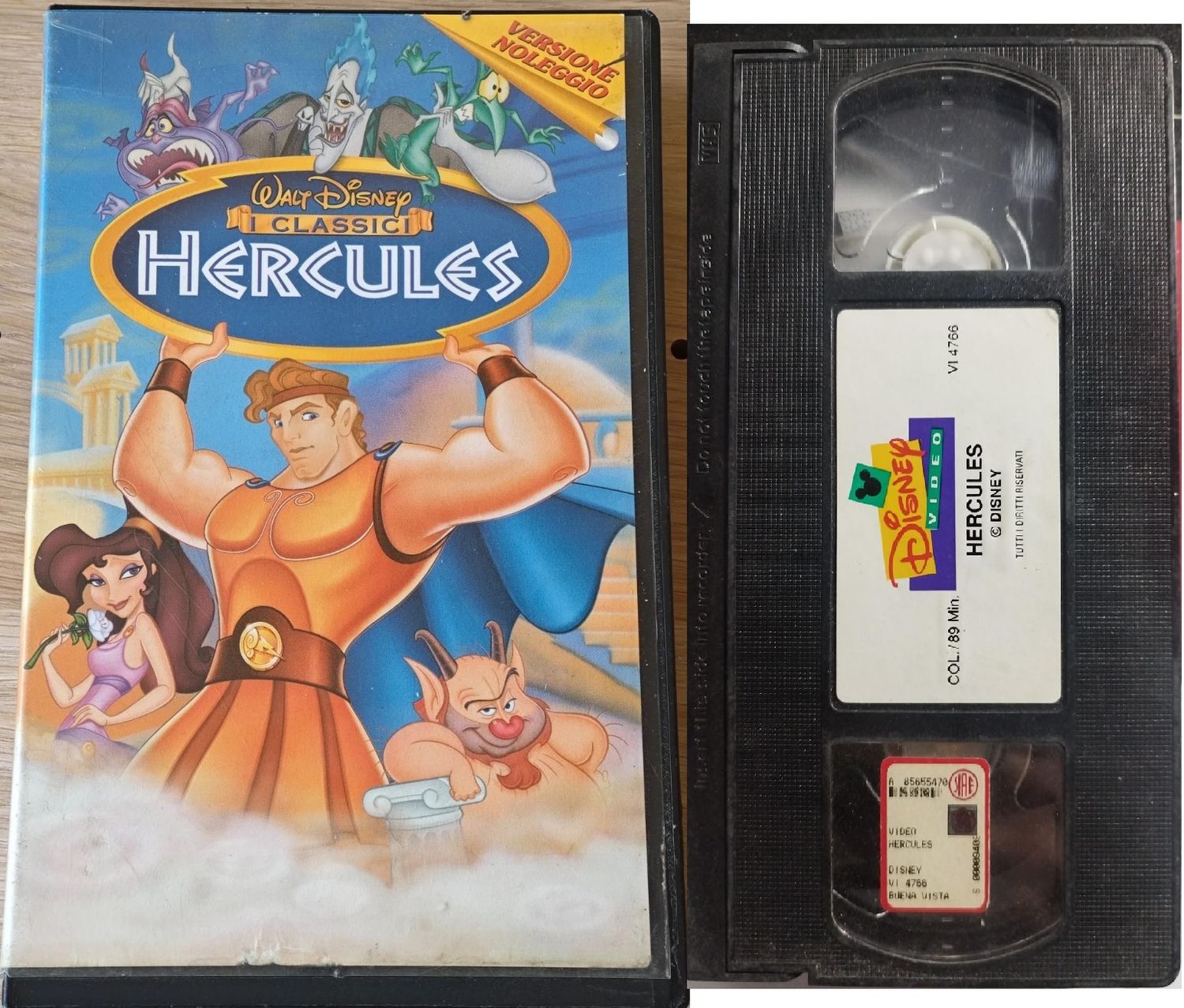 TeknoFilm - VHS (VI 4766) – HERCULES di Ron Clements e John Musker (1997) - WALT DISNEY TeknoFilm - VHS (VI 4766) – HERCULES di Ron Clements e John Musker (1997) - WALT DISNEY