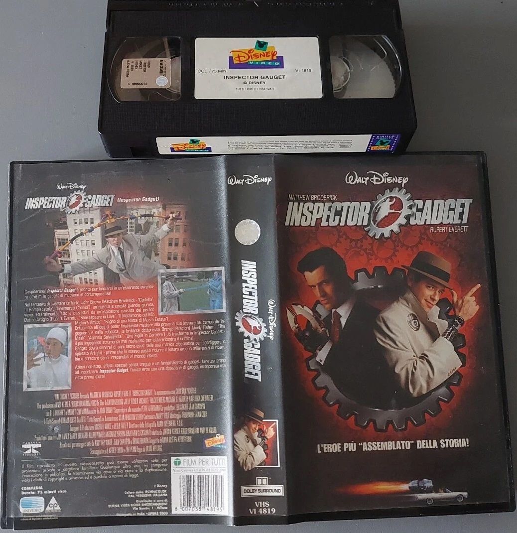 TeknoFilm - VHS (VI 4819) – INSPECTOR GADGET di David Kellogg (1999) - WALT DISNEY TeknoFilm - VHS (VI 4819) – INSPECTOR GADGET di David Kellogg (1999) - WALT DISNEY