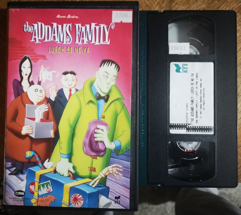 TeknoFilm - VHS – Cartone Animato THE ADDAMS FAMILY - LURCH SE NE VA di Charles A. Nichols (1973) - RCS (INEDITO IN DVD) TeknoFilm - VHS – Cartone Animato THE ADDAMS FAMILY - LURCH SE NE VA di Charles A. Nichols (1973) - RCS (INEDITO IN DVD)