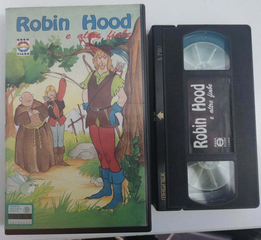 TeknoFilm - VHS – ROBIN HOOD E ALTRE STORIE di A.A.V.V. (1992) - EDEN VIDEO (INEDITO IN DVD) TeknoFilm - VHS – ROBIN HOOD E ALTRE STORIE di A.A.V.V. (1992) - EDEN VIDEO (INEDITO IN DVD)
