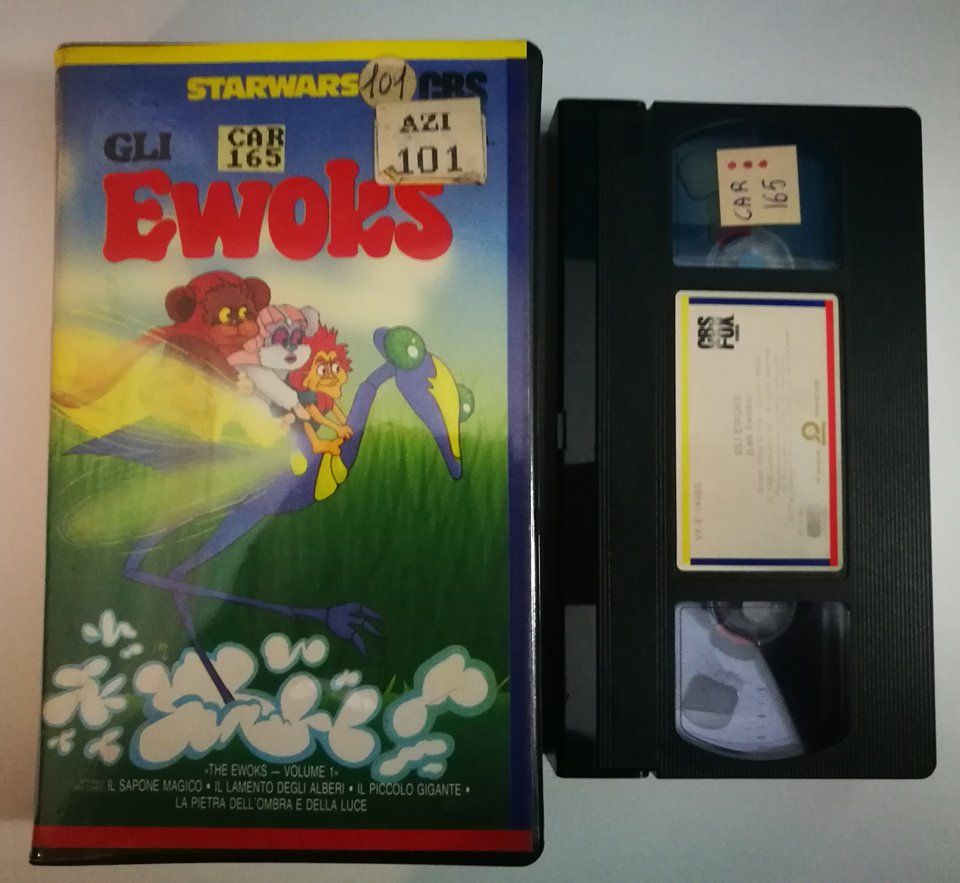 TeknoFilm - VHS – STARWARS - GLI EWOKS Titolo originale LES EWOKS Episode 1 (1988) - CBS FOX (INEDITO IN DVD)