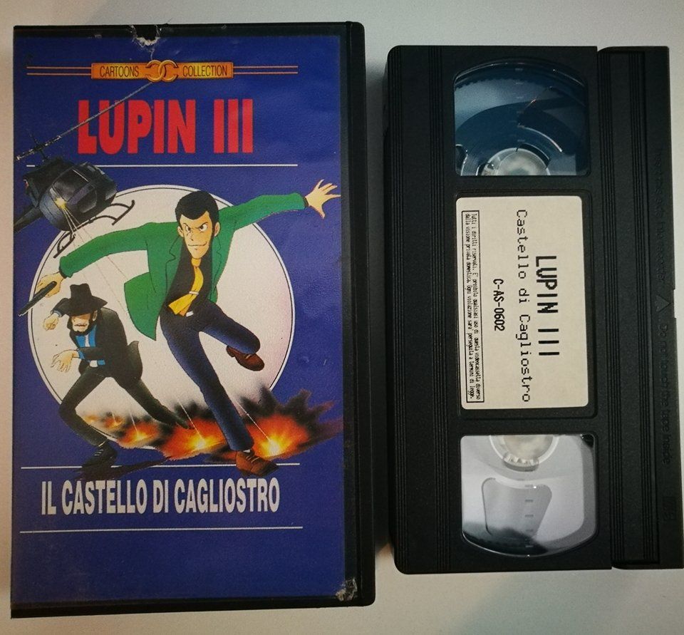 TeknoFilm - VHS – LUPIN III - IL CASTELLO DI CAGLIOSTRO di Hayao Miyazaki (1979) - A&S TeknoFilm - VHS – LUPIN III - IL CASTELLO DI CAGLIOSTRO di Hayao Miyazaki (1979) - A&S