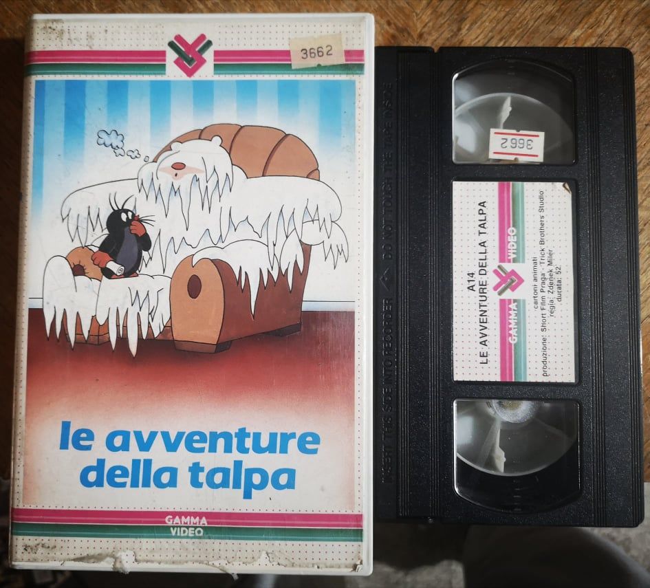 TeknoFilm - VHS – Cartone animato LE AVVENTURE DELLA TALPA di Zdenek Miler (1985) - GAMMA VIDEO (INEDITO IN DVD)