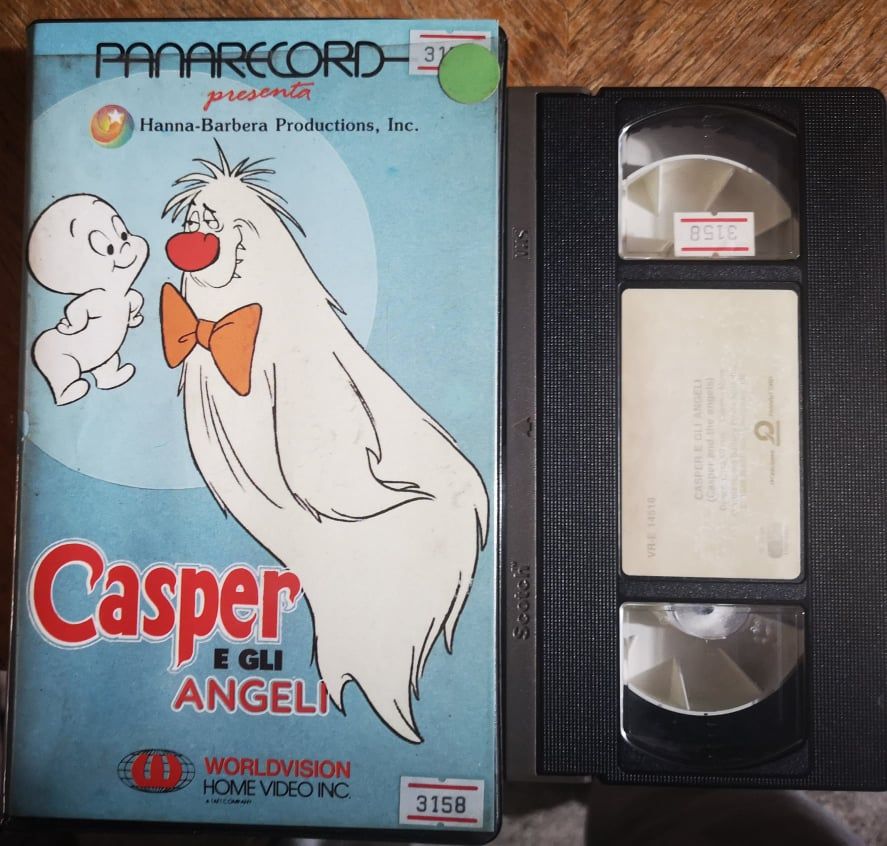 TeknoFilm - VHS – CASPER AND THE ANGELS di A.A.V.V. (1979) - PANARECORD (INEDITO IN DVD) TeknoFilm - VHS – CASPER AND THE ANGELS di A.A.V.V. (1979) - PANARECORD (INEDITO IN DVD)