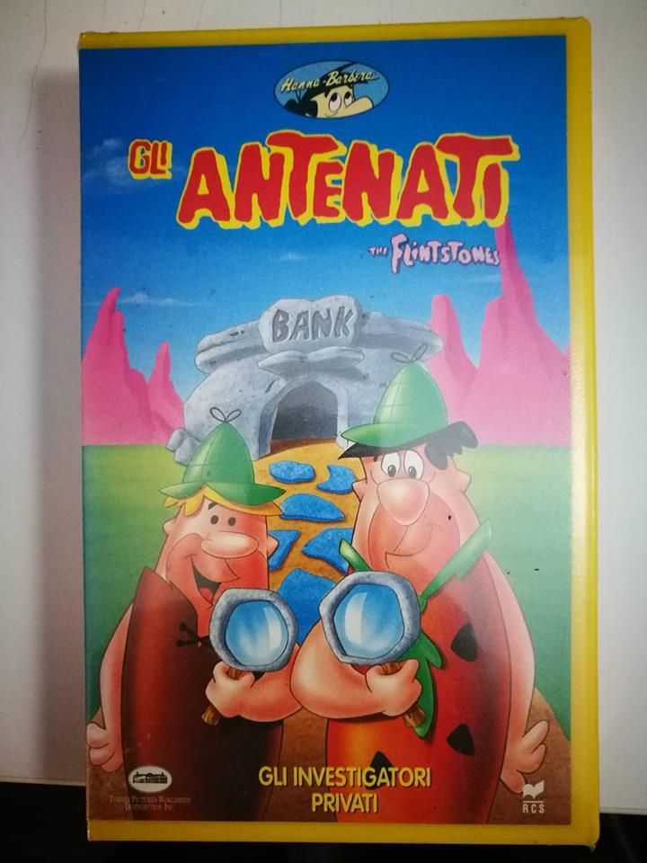 TeknoFilm - VHS – THE FLINTSTONES - GLI ANTENATI - INVESTIGATORI PRIVATI di William Hanna e Joseph Barbera (1960) - RCS (INEDITO IN DVD) TeknoFilm - VHS – THE FLINTSTONES - GLI ANTENATI - INVESTIGATORI PRIVATI di William Hanna e Joseph Barbera (1960) - RCS (INEDITO IN DVD)