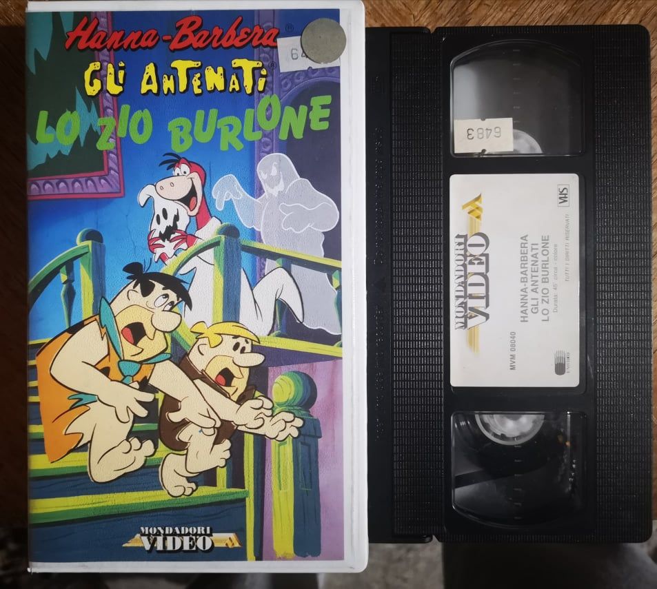 TeknoFilm - VHS – THE FLINTSTONES - GLI ANTENATI - LO ZIO BURLONE di William Hanna e Joseph Barbera (1960) - MONDADORI (INEDITO IN DVD)