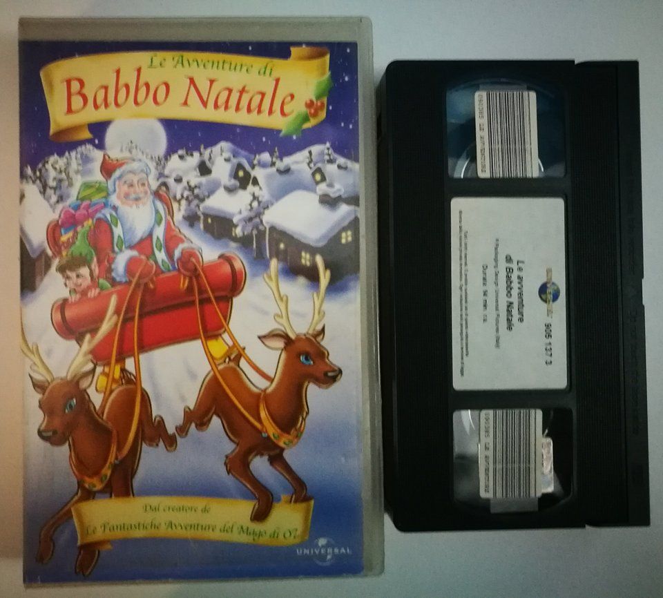 TeknoFilm - VHS – LE AVVENTURE DI BABBO NATALE (2000) - UNIVERSAL (INEDITO IN DVD) TeknoFilm - VHS – LE AVVENTURE DI BABBO NATALE (2000) - UNIVERSAL (INEDITO IN DVD)