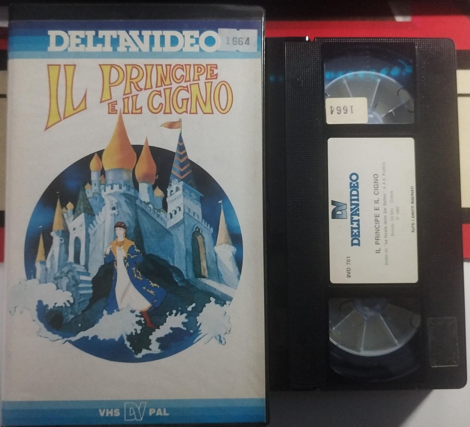 TeknoFilm - VHS – IL PRINCIPE E IL CIGNO di I. Ivanov e L. Milcin (1984) - DELTAVIDEO (INEDITO IN DVD)