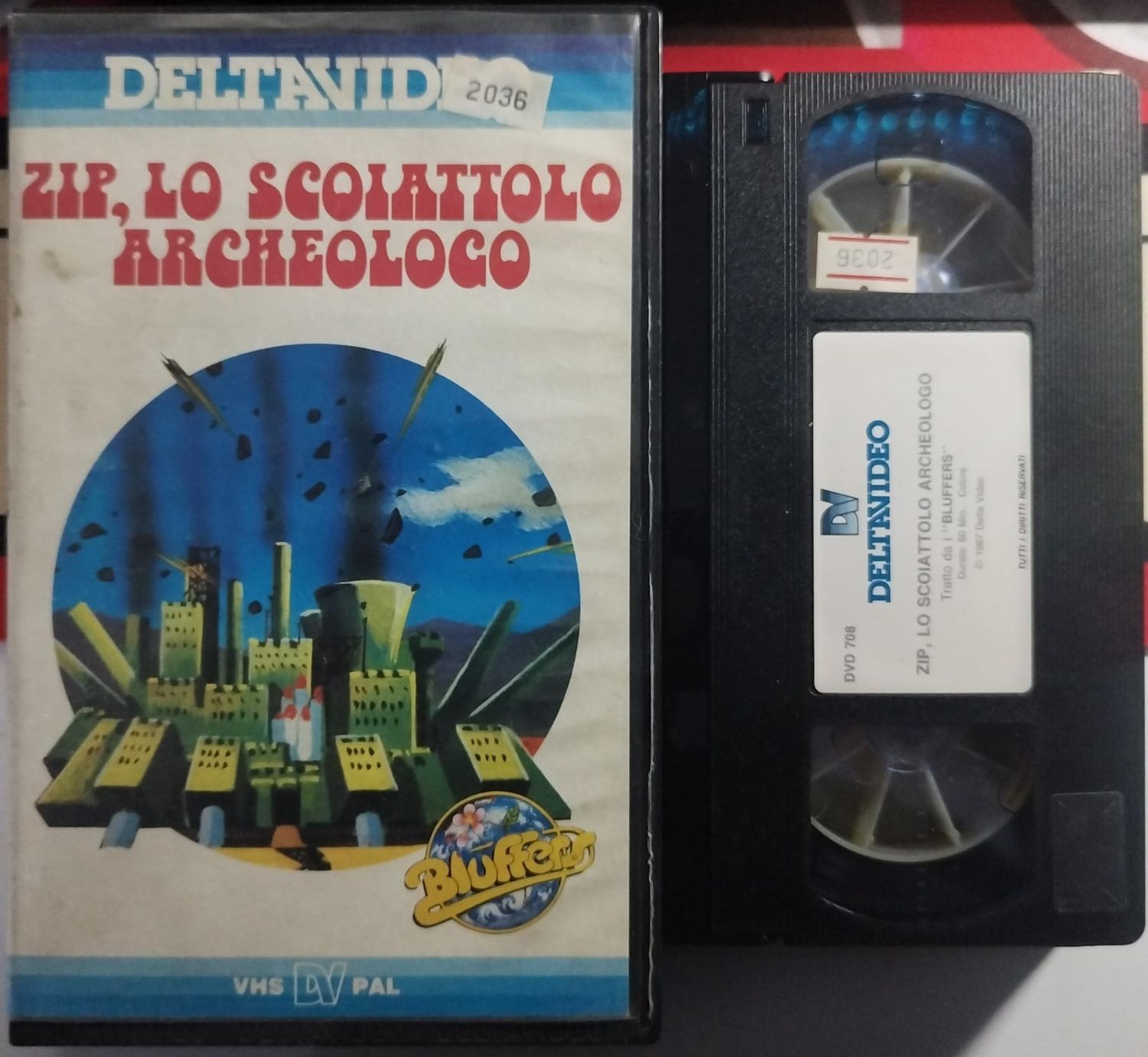 TeknoFilm - VHS – I BLUFFERS - ZIP LO SCOIATTOLO ARCHEOLOGO di A.A.V.V. (1984) - DELTAVIDEO (INEDITO IN DVD)