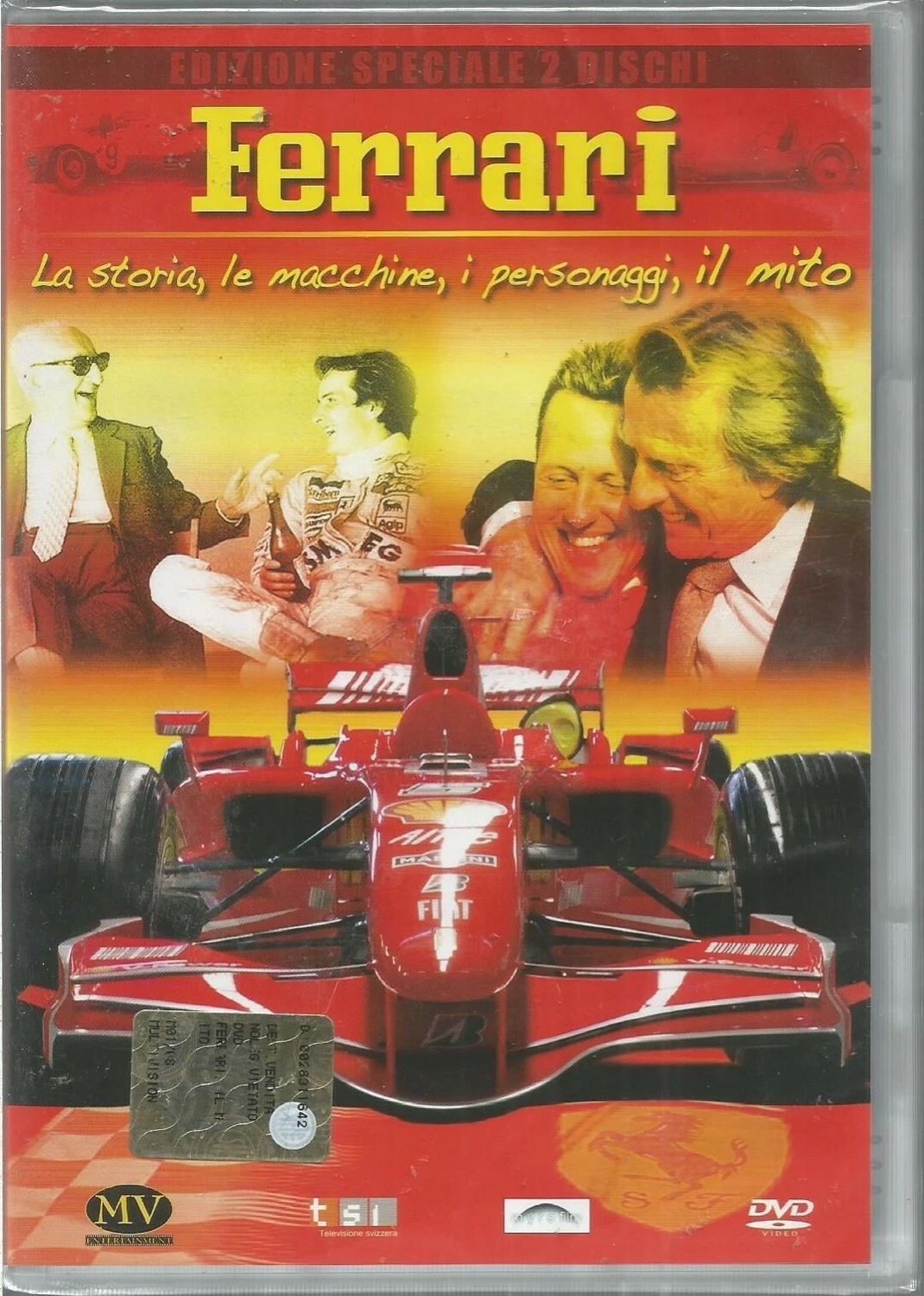 TeknoFilm - 2 DVD – FERRARI - LA STORIA, LE MACCHINE. I PERSONAGGI, IL MITO di Roberto Minini Merrot (2008) - MULTIVISION