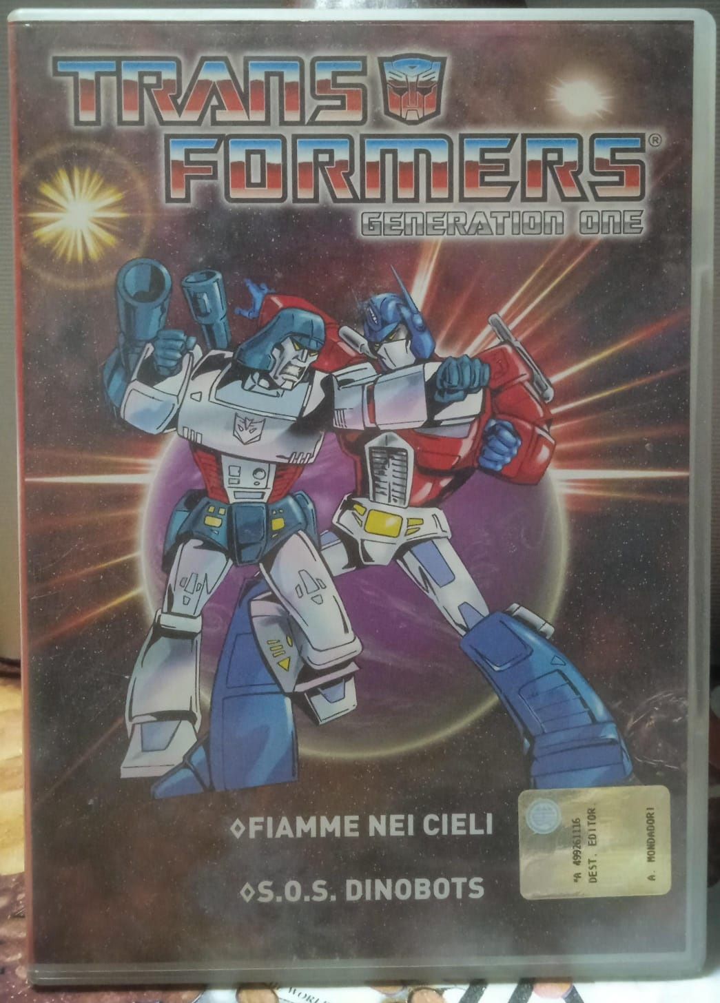 TeknoFilm - DVD – TRANSFORMERS GENERATION ONE Volume 4 - Episodi 7 e 8 (1985) - MONDADORI TeknoFilm - DVD – TRANSFORMERS GENERATION ONE Volume 4 - Episodi 7 e 8 (1985) - MONDADORI
