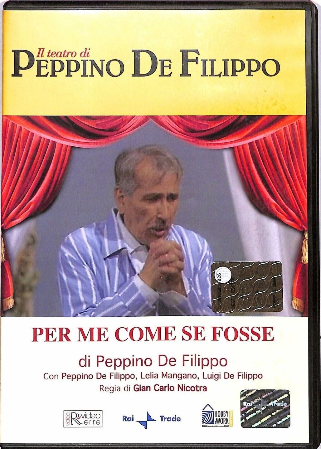 TeknoFilm - DVD – PER ME COME SE FOSSE di Peppino De Filippo e Giancarlo Nicotra (1978) - HOBBY & WORK
