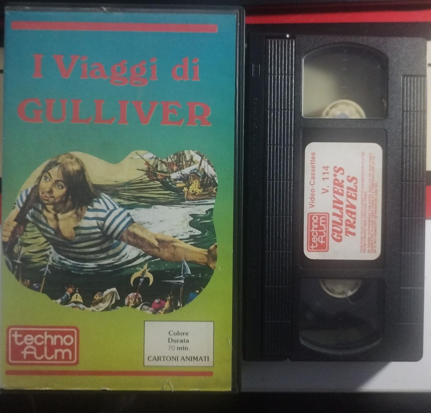 TeknoFilm - VHS – I VIAGGI DI GULLIVER (1984) - TECHNOFILM (INEDITO IN DVD) TeknoFilm - VHS – I VIAGGI DI GULLIVER (1984) - TECHNOFILM (INEDITO IN DVD)