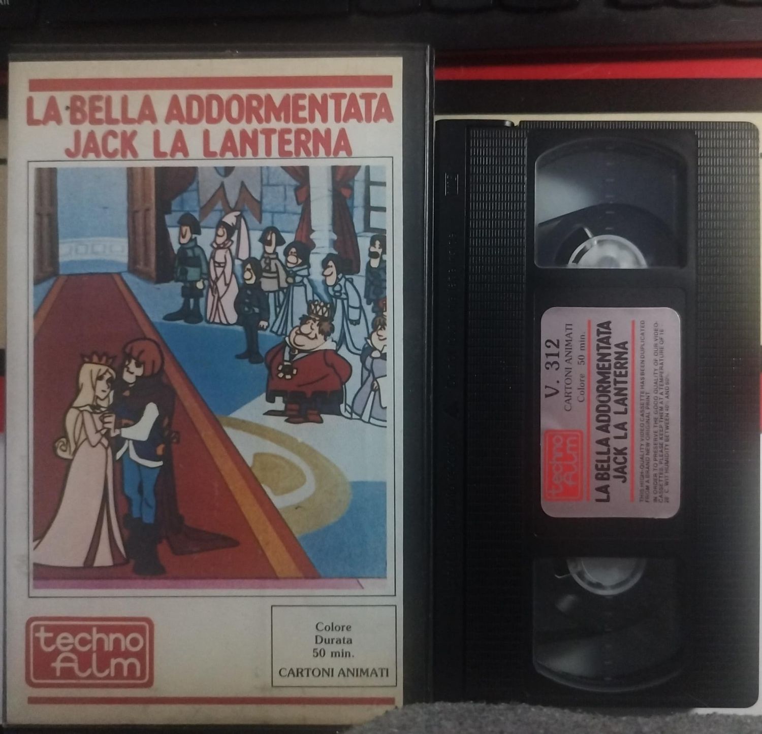 TeknoFilm - VHS – LA BELLA ADDORMENTATA - JACK LA LANTERNA (1984) - TECHNOFILM (INEDITO IN DVD)
