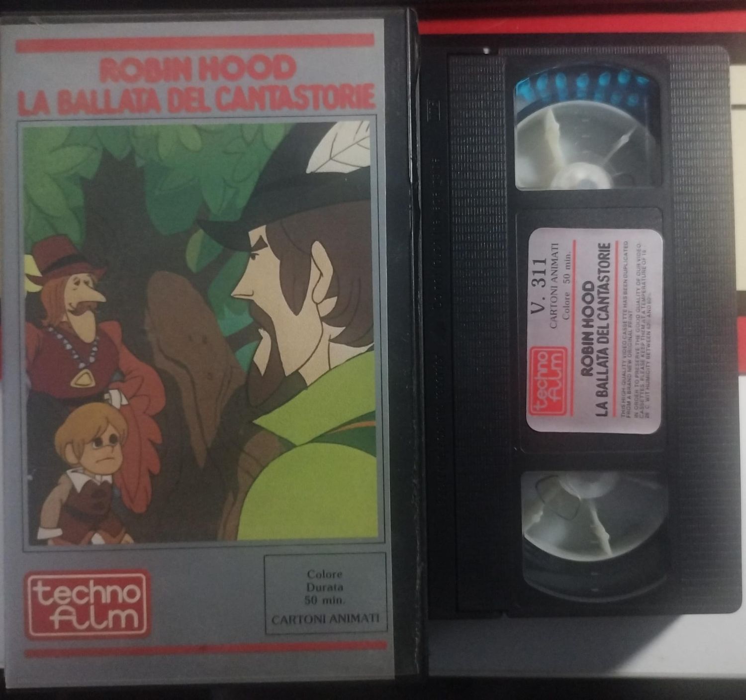 TeknoFilm - VHS – ROBIN HOOD - LA BALLATA DEL CANTASTORIE (1984) - TECHNOFILM (INEDITO IN DVD) TeknoFilm - VHS – ROBIN HOOD - LA BALLATA DEL CANTASTORIE (1984) - TECHNOFILM (INEDITO IN DVD)