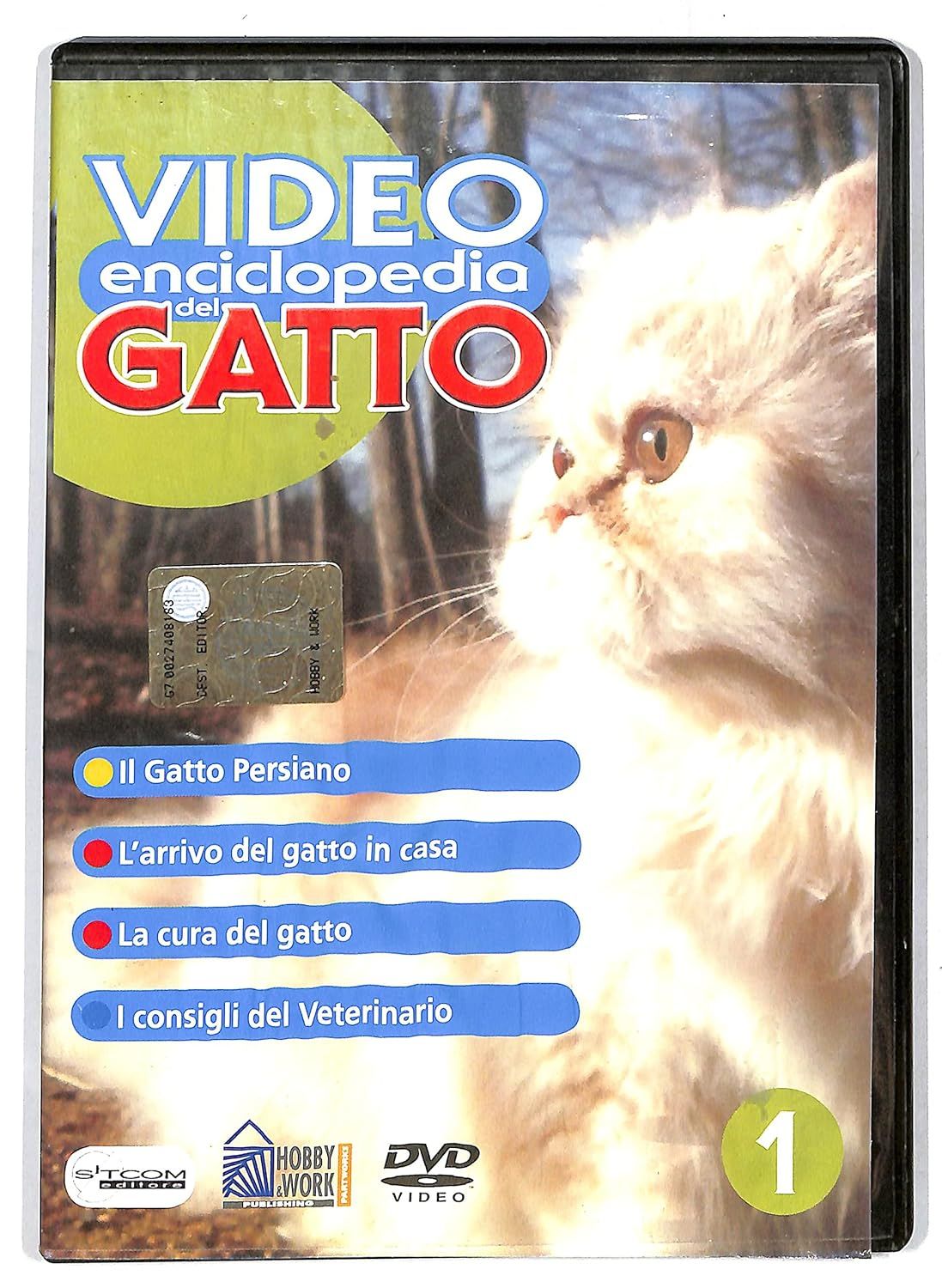 TeknoFilm - DVD – VIDEOENCICLOPEDIA DEL GATTO Volume 1 (2008) - HOBBY & WORK TeknoFilm - DVD – VIDEOENCICLOPEDIA DEL GATTO Volume 1 (2008) - HOBBY & WORK