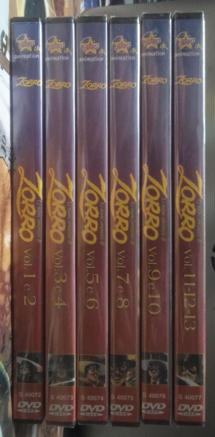 TeknoFilm - 6 DVD (13 Episodi Opera Completa) – LE NUOVE AVVENTURE DI ZORRO (1981) - MEMORY TECHNOLOGY TeknoFilm - 6 DVD (13 Episodi Opera Completa) – LE NUOVE AVVENTURE DI ZORRO (1981) - MEMORY TECHNOLOGY