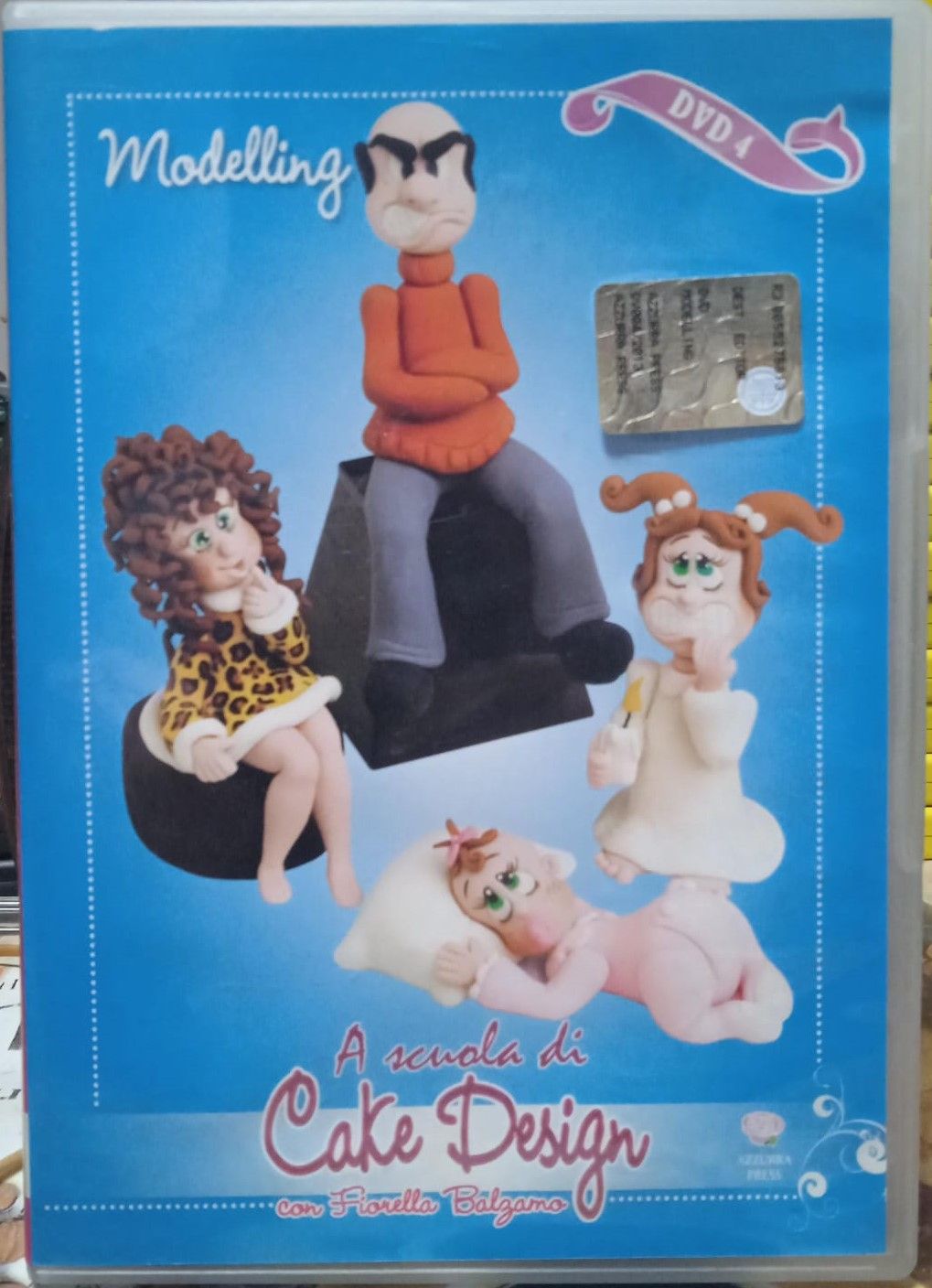 TeknoFilm - DVD - A SCUOLA DI CAKE DESIGN Vol. 04 - MODELLING (2013) - AZZURRA PRESS