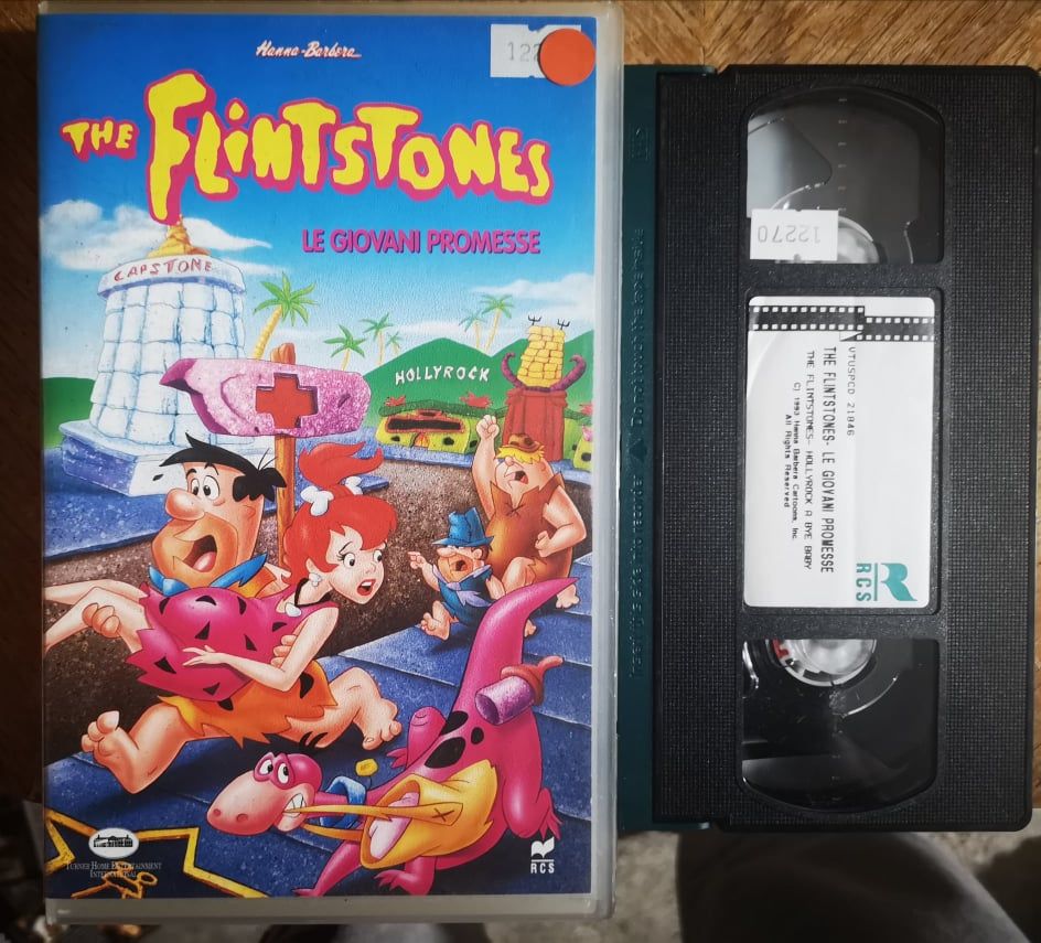 TeknoFilm - VHS – THE FLINTSTONES - LE GIOVANI PROMESSE di William Hanna e Joseph Barbera (1960) - RCS (INEDITO IN DVD)