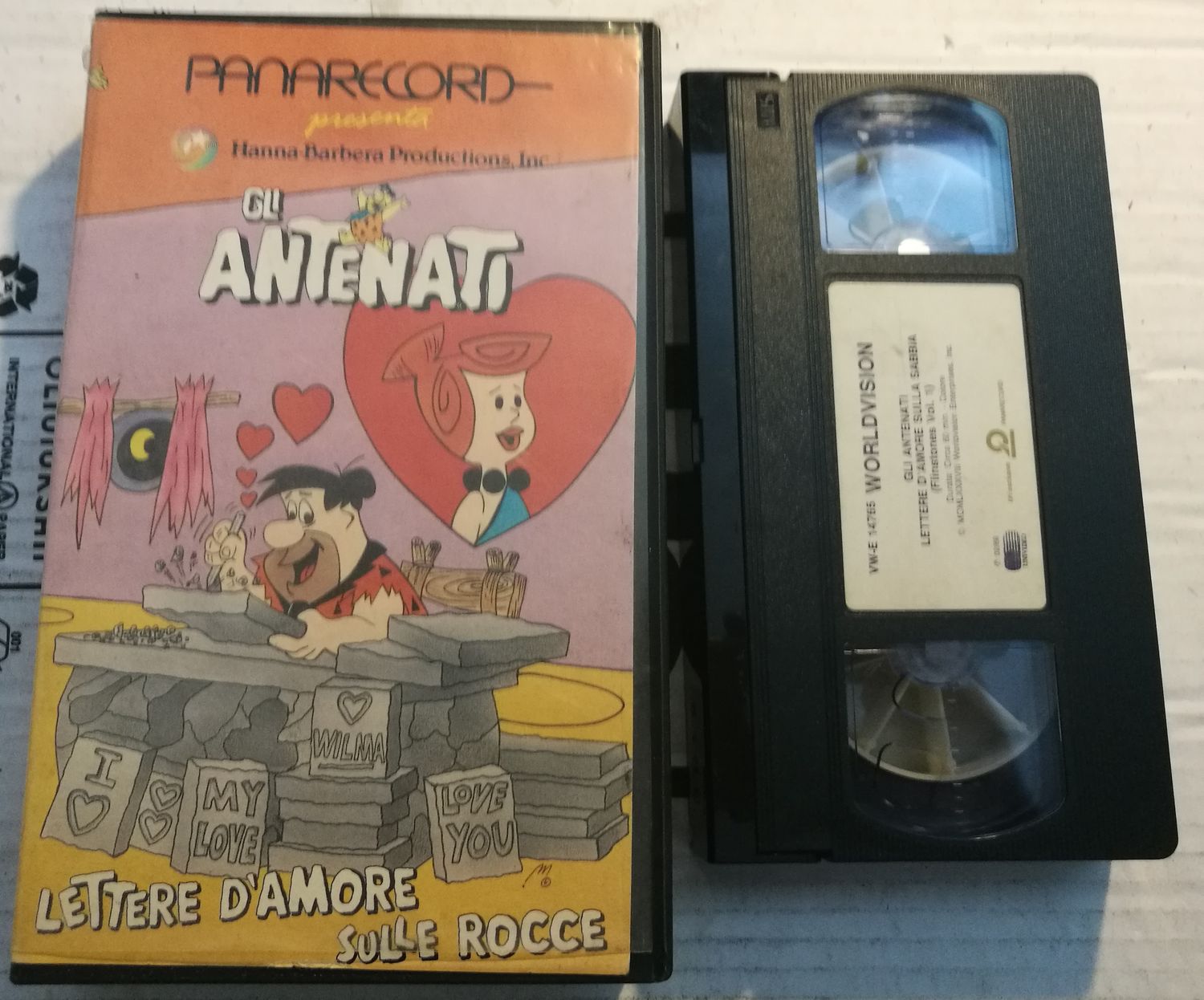 TeknoFilm - VHS – GLI ANTENATI - LETTERE D'AMORE SULLE ROCCE di A.A.V.V. (1960) - PANARECORD (INEDITO IN DVD)