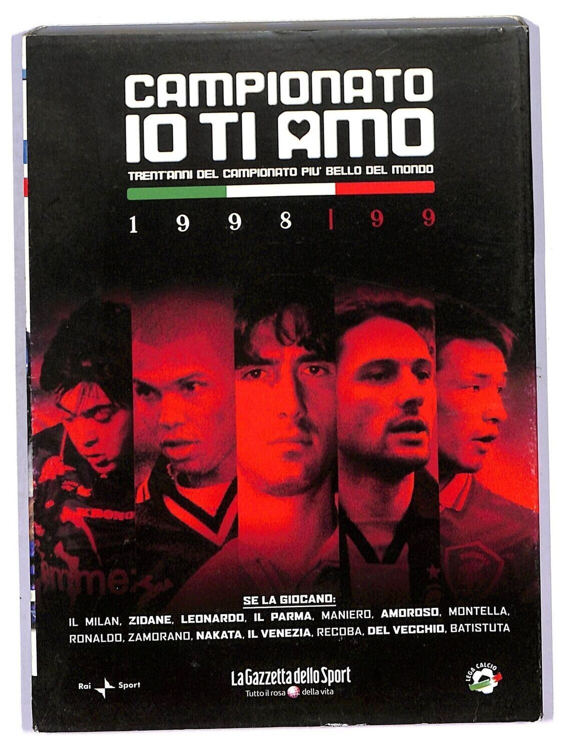 TeknoFilm - DVD + Book – Campionato io ti amo Vol. 21 - 1998-1999 - Milan campione d'Italia (2006) - GAZZETTA DELLO SPORT TeknoFilm - DVD + Book – Campionato io ti amo Vol. 21 - 1998-1999 - Milan campione d'Italia (2006) - GAZZETTA DELLO SPORT