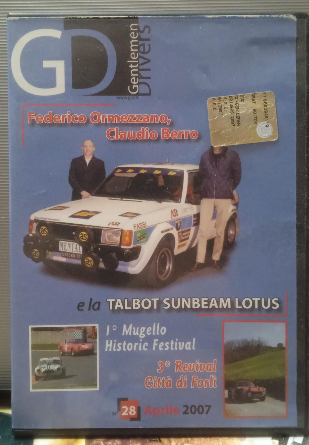 TeknoFilm - DVD – G.D. - GENTLEMEN DRIVERS - Federico Ormezzano, Claudio Cerro e la Talbot sumbeam lotus (2009) - H.M.C.