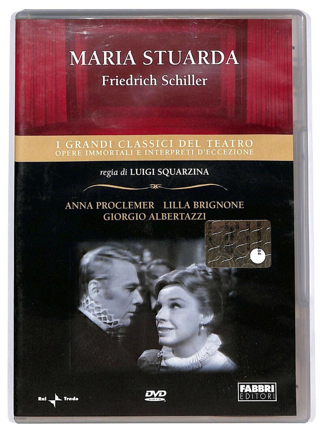 TeknoFilm - DVD – I grandi classici del Teatro: FRIEDRICH SHILLER - MARIA STUARDA di Luigi Squarzina (1964) - FABBRI EDITORI TeknoFilm - DVD – I grandi classici del Teatro: FRIEDRICH SHILLER - MARIA STUARDA di Luigi Squarzina (1964) - FABBRI EDITORI