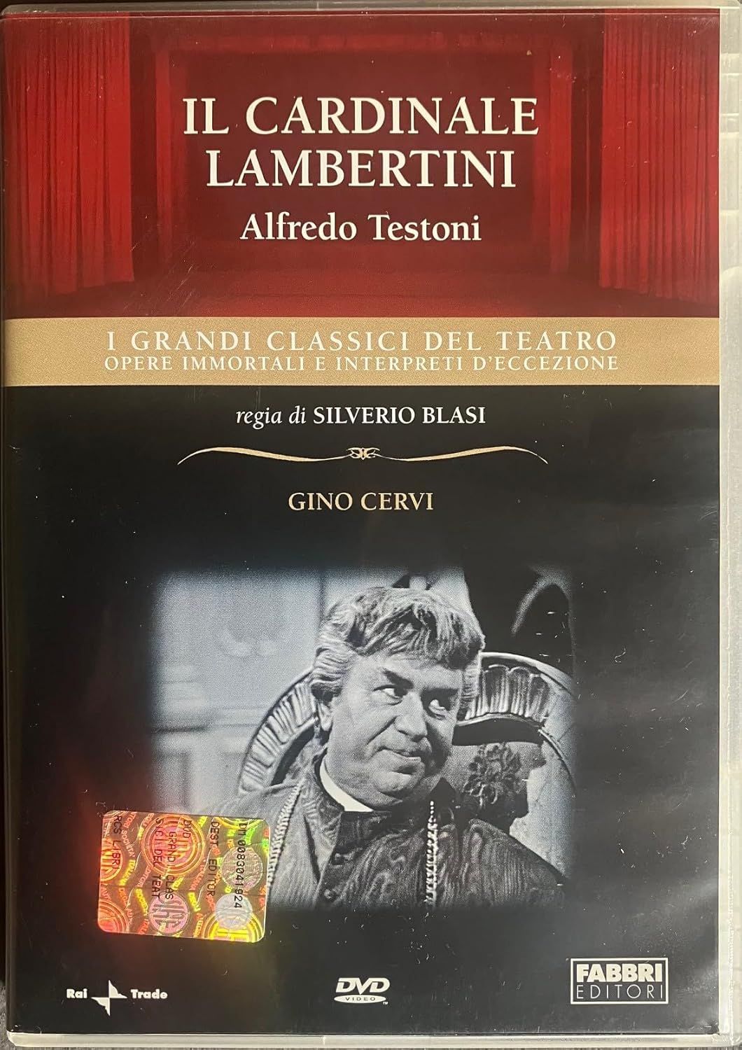 TeknoFilm - DVD – I grandi classici del Teatro - Alfredo Testoni - Il Cardinale Lambertini di Silverio Blasi (1963) - FABBRI EDITORI TeknoFilm - DVD – I grandi classici del Teatro - Alfredo Testoni - Il Cardinale Lambertini di Silverio Blasi (1963) - FABBRI EDITORI