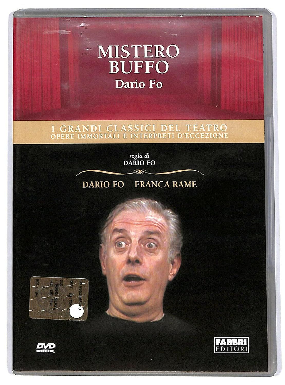 TeknoFilm - DVD – I Grandi Classici del Teatro - Dario Fò - Mistero Buffo di Dario Fò (1969) - FABBRI EDITORI