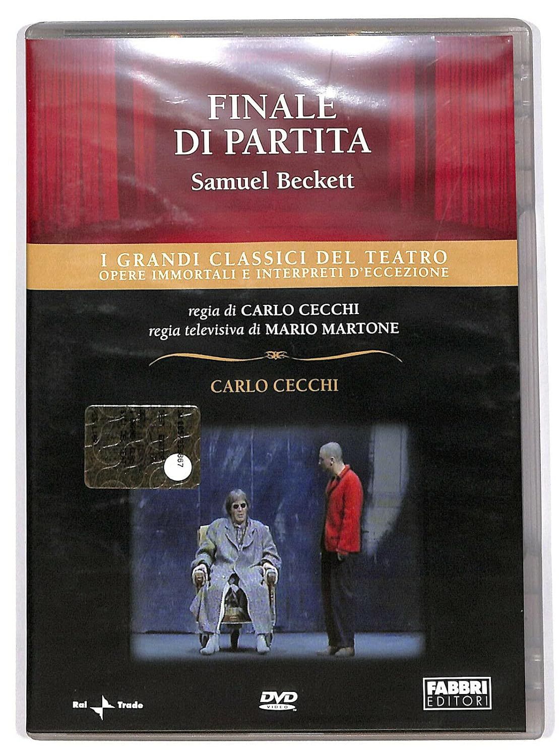 TeknoFilm - DVD – I grandi classici del Teatro - Samuel Beckett - Finale di Partita di Carlo Cecchi (1996) - FABBRI EDITORI TeknoFilm - DVD – I grandi classici del Teatro - Samuel Beckett - Finale di Partita di Carlo Cecchi (1996) - FABBRI EDITORI