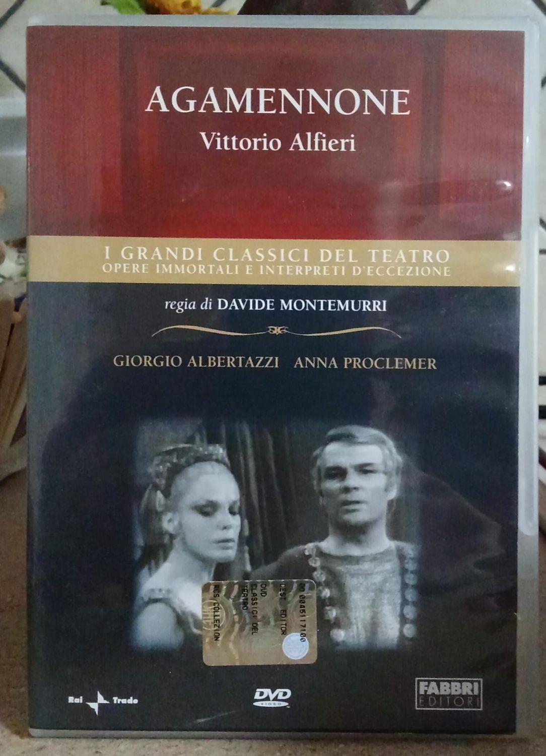 TeknoFilm - DVD – I Grandi Classici del Teatro - Vittorio Alfieri - Agamennone di Davide Montemurri (1968) - FABBRI EDITORI