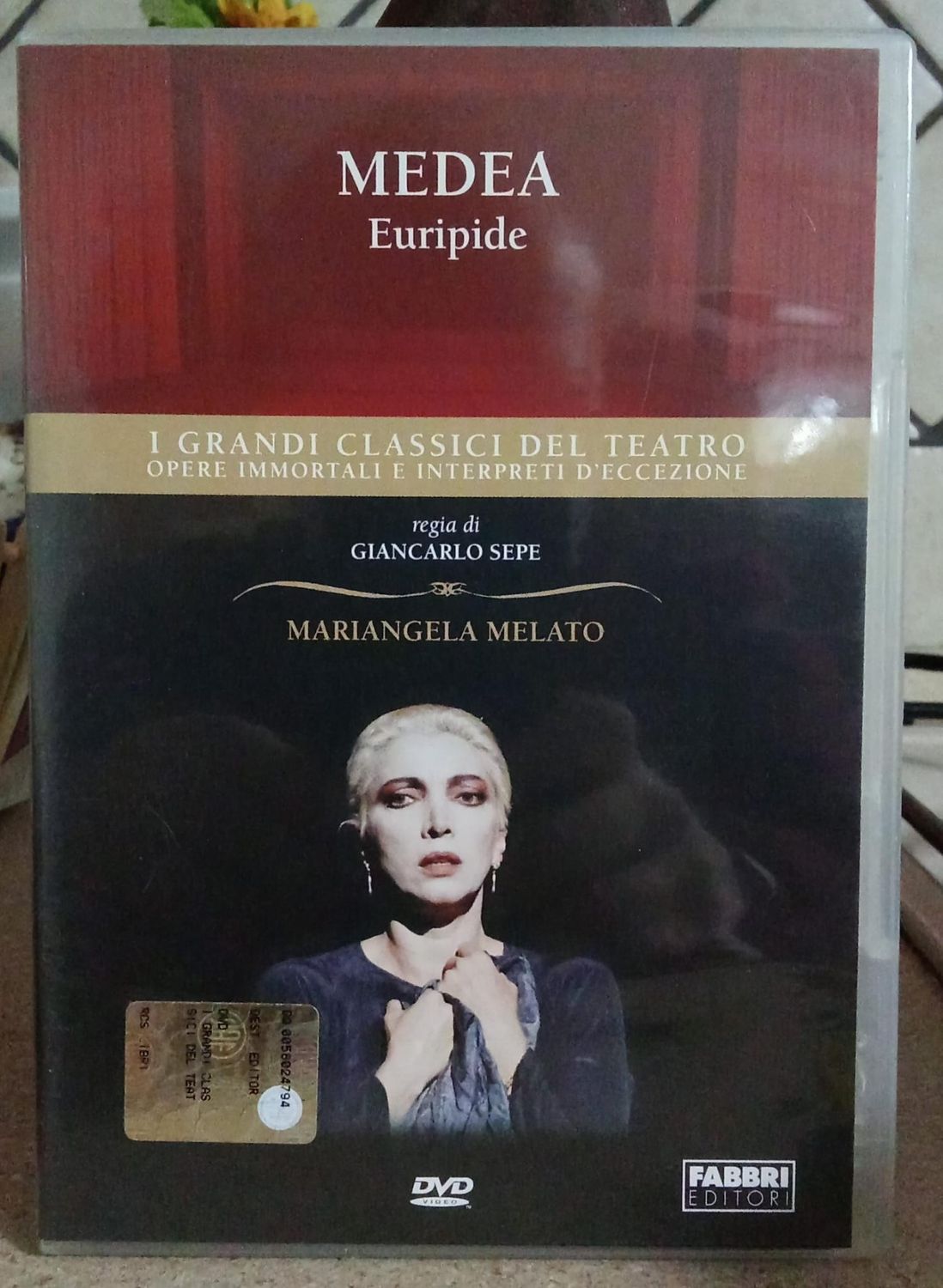 TeknoFilm - DVD – I Grandi Classici del Teatro - Euripide - Medea di Giancarlo Sepe (1989) - FABBRI EDITORI