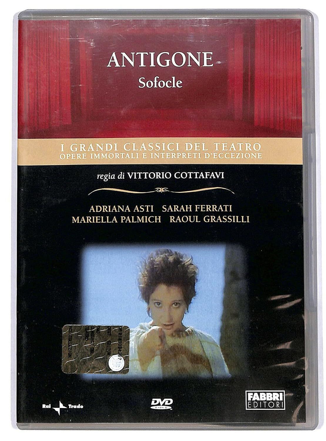 TeknoFilm - DVD – I Grandi Classici del Teatro - Sofocle - Antigone di Vittorio Cottafavi (1971) - FABBRI EDITORI TeknoFilm - DVD – I Grandi Classici del Teatro - Sofocle - Antigone di Vittorio Cottafavi (1971) - FABBRI EDITORI
