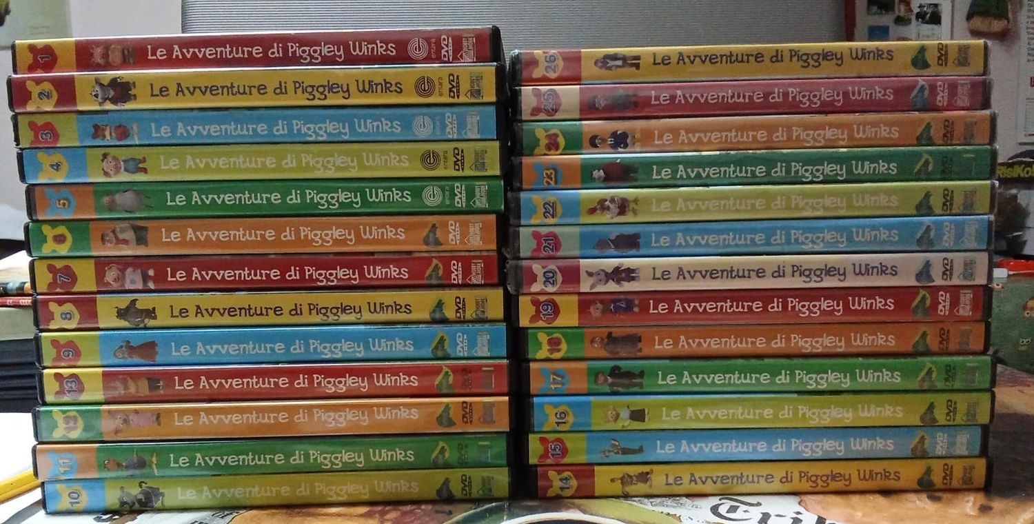 TeknoFilm - 26 DVD (Opera completa) – LE AVVENTURE DI PIGGLEY WINKS - HOBBY & WORK