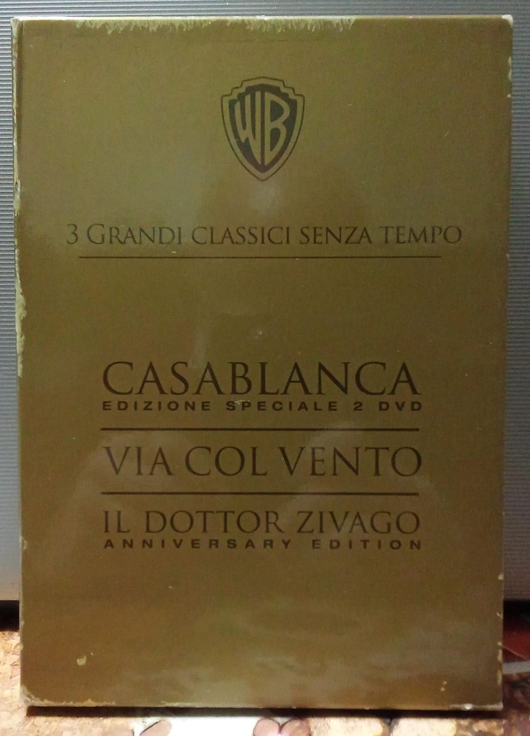 TeknoFilm - 4 DVD – Casablanca Via Col Vento Il Dottor Zivago (1939) - WARNER BROS