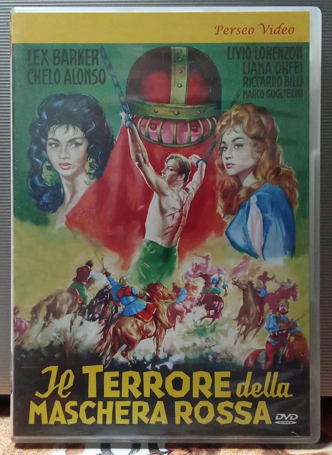 TeknoFilm - DVD – Il Terrore della Maschera Rossa di Luigi Capuano (1959) - PERSEO VIDEO