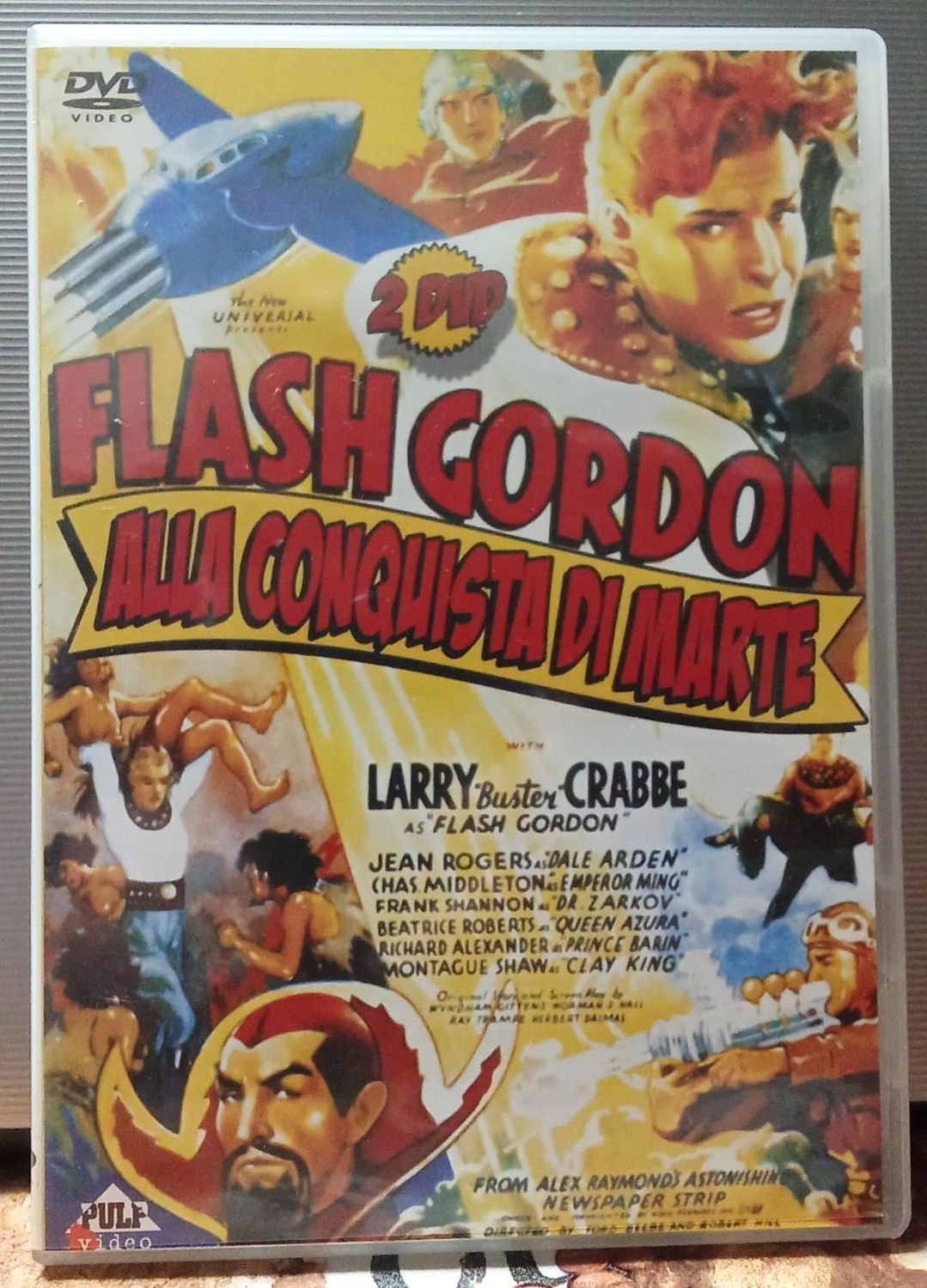 TeknoFilm - 2 DVD -  Flash Gordon alla Conquista di Marte di Ford Beebe e Ray Taylor (1982) - PULP VIDEO