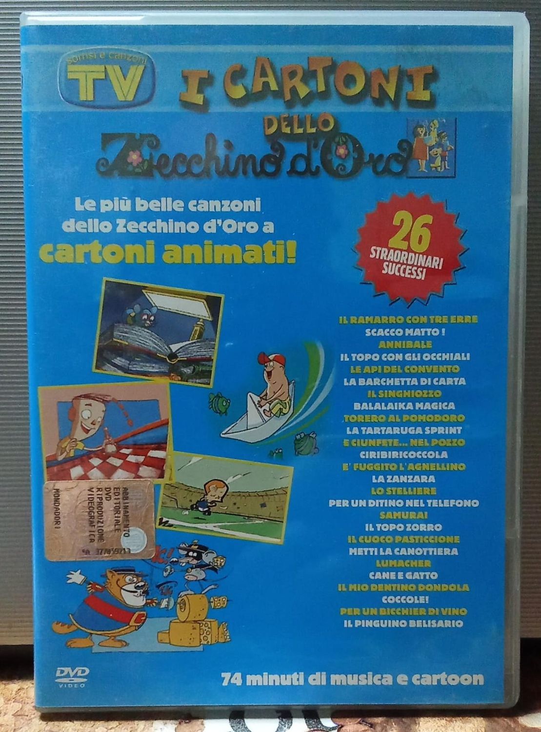 TeknoFilm - DVD -  I Cartoni dello Zecchino d'Oro BLU (2002) - TV SORRISI E CANZONI
