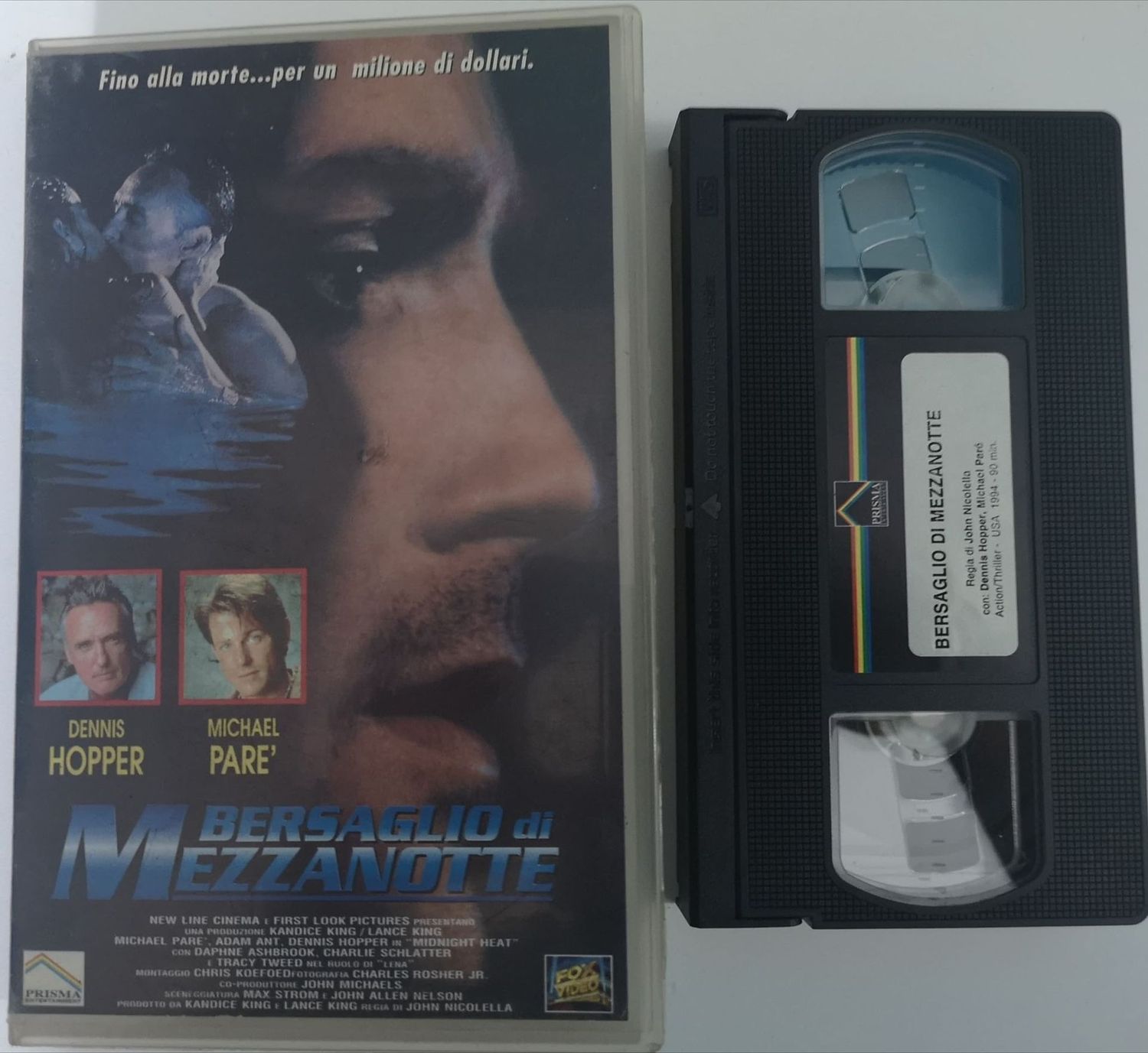 TeknoFilm - VHS – BERSAGLIO DI MEZZANOTTE di John Nicolella (1992) - FOX PRISMA (INEDITO IN DVD) TeknoFilm - VHS – BERSAGLIO DI MEZZANOTTE di John Nicolella (1992) - FOX PRISMA (INEDITO IN DVD)
