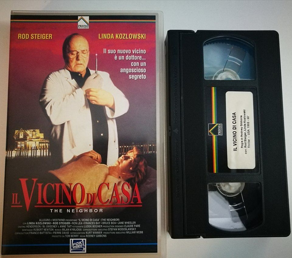 TeknoFilm - VHS – IL VICINO DI CASA di Rodney Gibbons (1993) - 20TH CENTURY FOX (INEDITO IN DVD) TeknoFilm - VHS – IL VICINO DI CASA di Rodney Gibbons (1993) - 20TH CENTURY FOX (INEDITO IN DVD)