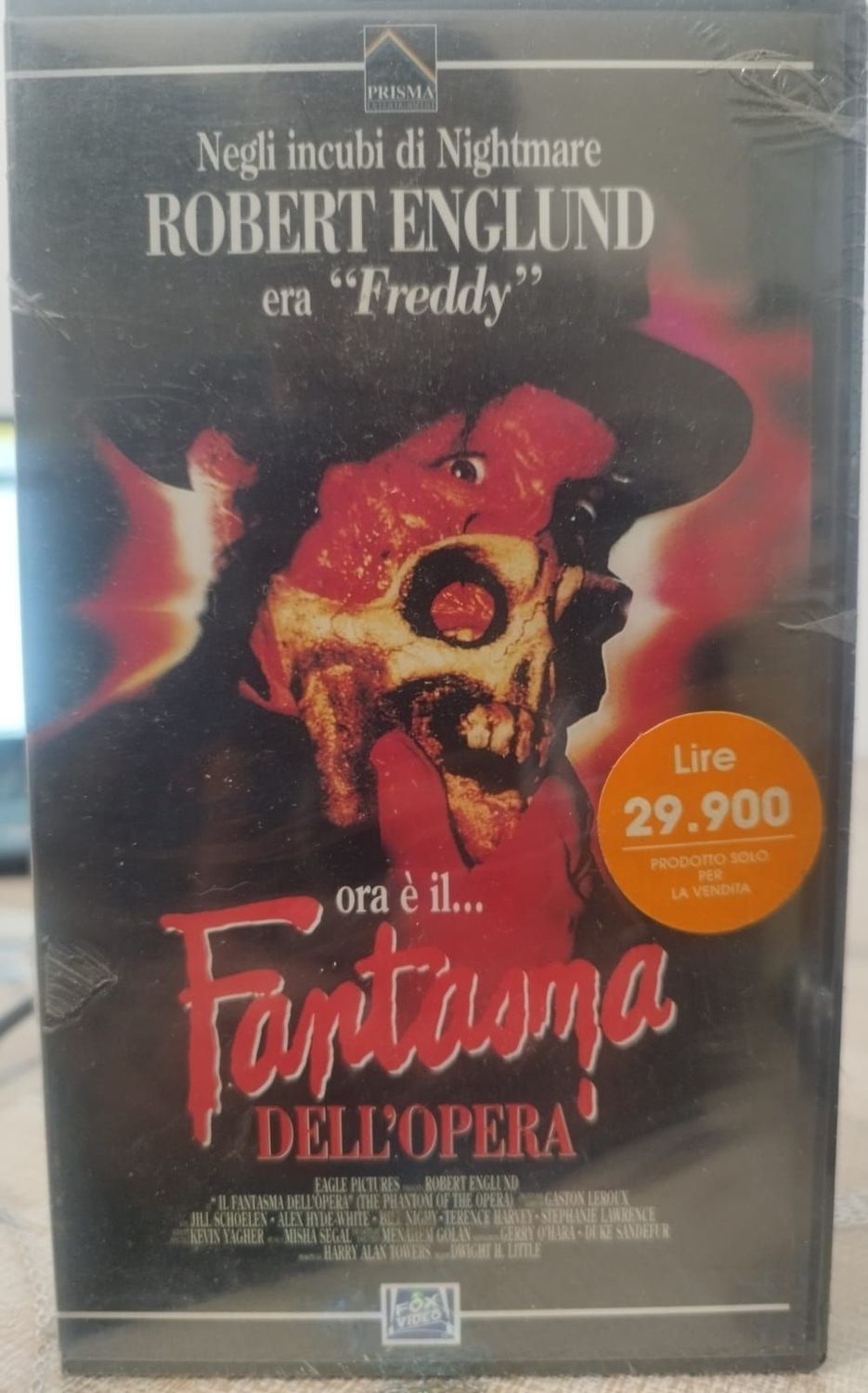 TeknoFilm - VHS - IL FANTASMA DELL'OPERA di Dwight H. Little (1989) - FOX VIDEO TeknoFilm - VHS - IL FANTASMA DELL'OPERA di Dwight H. Little (1989) - FOX VIDEO