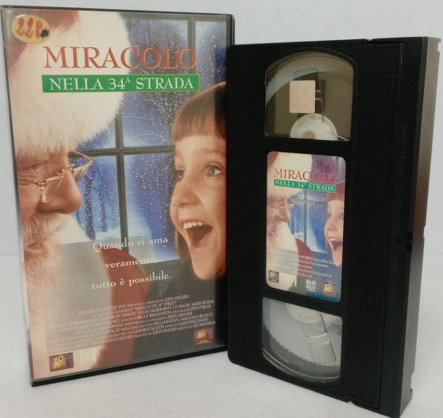 TeknoFilm - VHS – MIRACOLO NELLA 34A STRADA di Les Mayfield (1994) - 20TH CENTURY FOX TeknoFilm - VHS – MIRACOLO NELLA 34A STRADA di Les Mayfield (1994) - 20TH CENTURY FOX