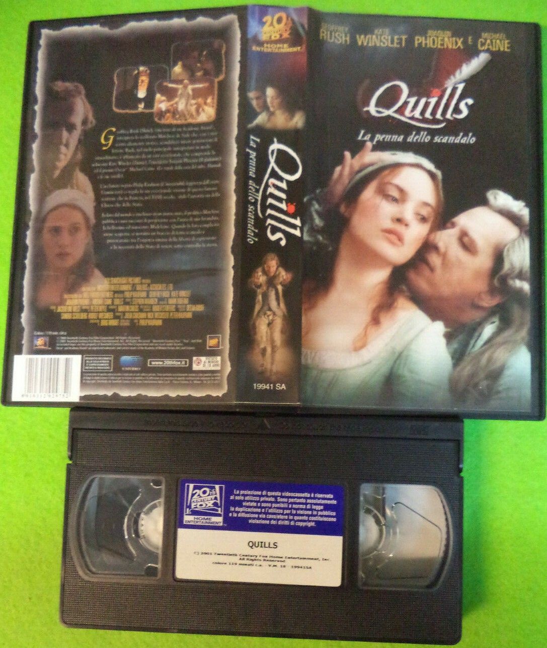 TeknoFilm - VHS – QUILLS - LA PENNA DELLO SCANDALO di Philip Kaufman (2000) - 20TH CENTURY FOX